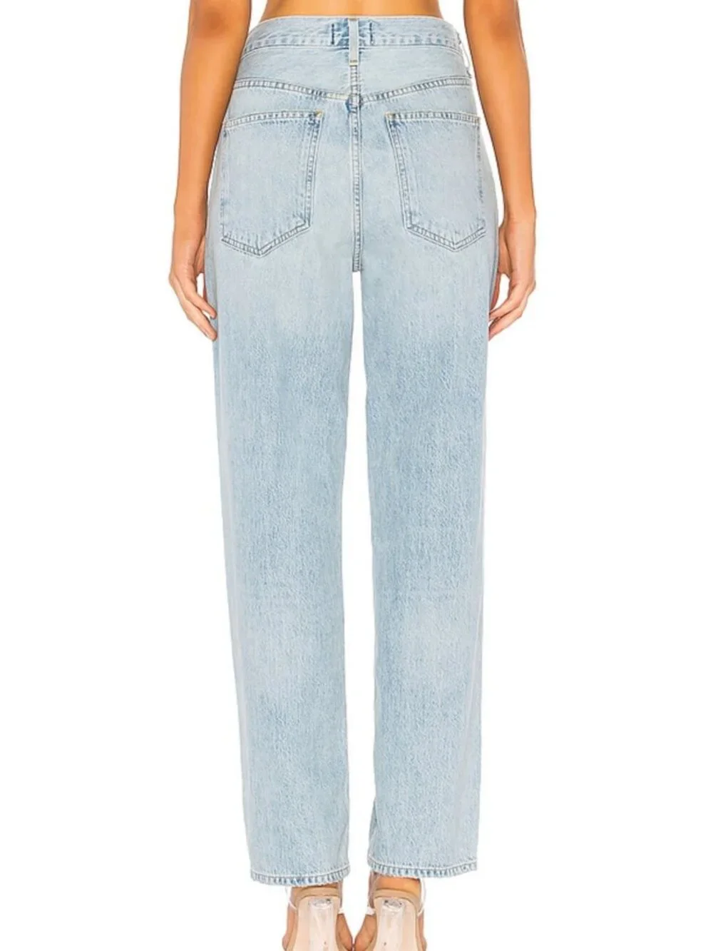 Agolde Criss Cross Upsized Jean in Suburbia - Picture 2 of 8